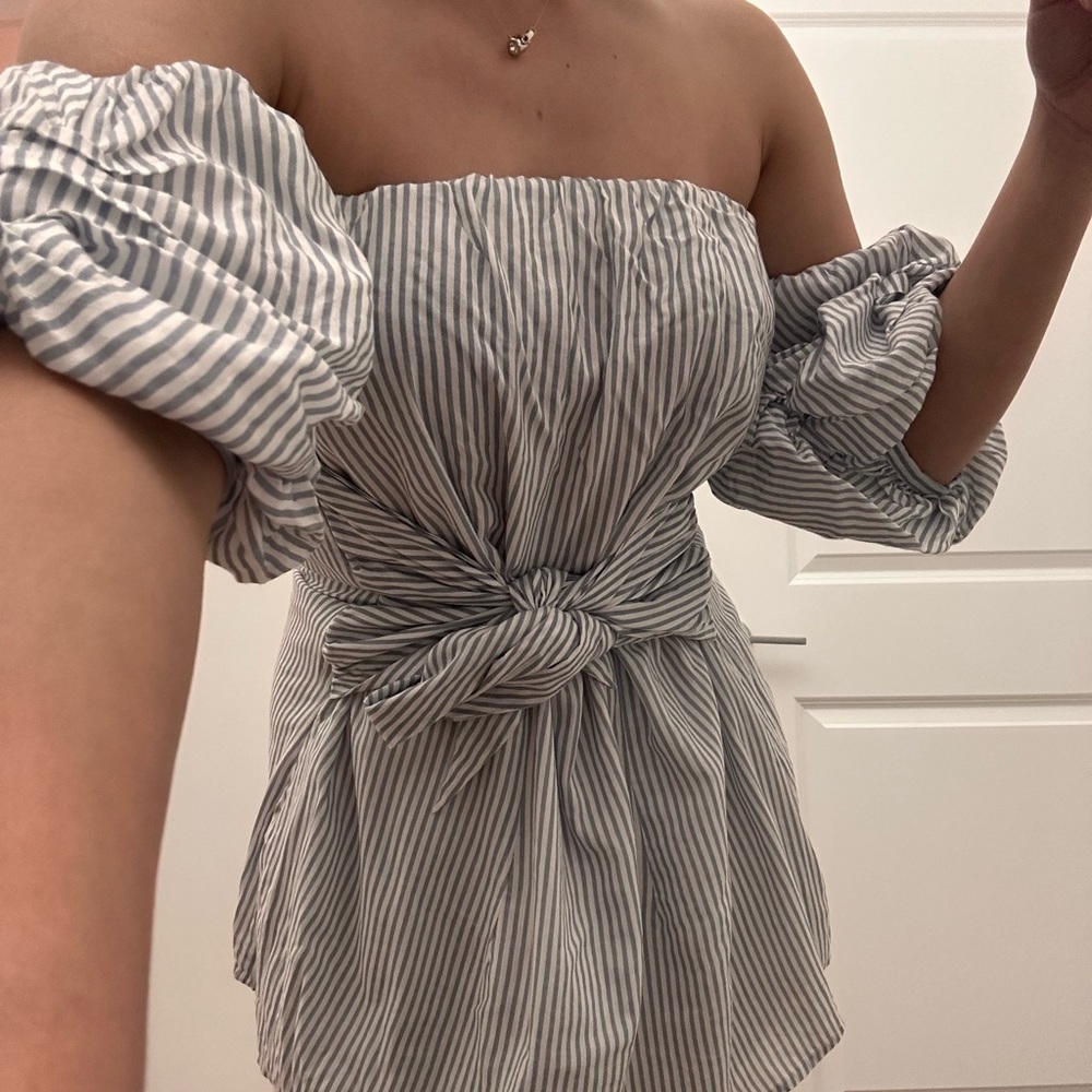 LOVERS + FRIENDS wrap mini dress